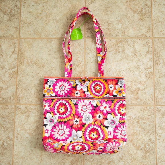 Vera Handbags - Vera Bradley Tote Pixie Blooms Purse Bag NWT